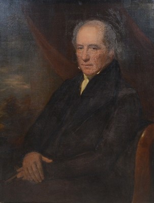 Lot 301 - Scottish School, Portrait of a man, Walter Dickson