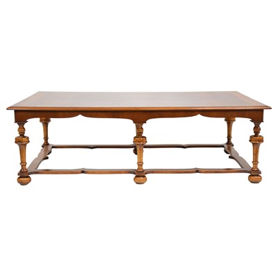 Lot 346 - Reproduction cross-banded walnut coffee table
