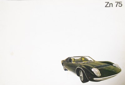 Lot 153B - Lamborghini Miura ZN75 brochure, etc.