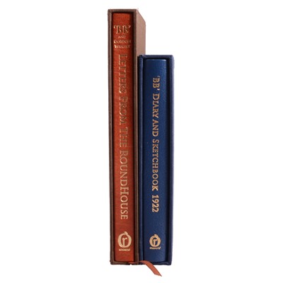 Lot 161 - 'BB' Denys-Watkins Pitchford, two Limited Edition leather bound books in slip cases.