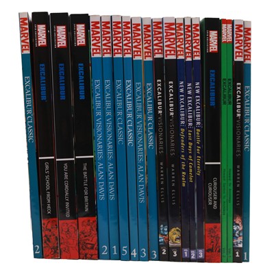 Lot 55 - Marvel Comics: Excalibur graphic novels