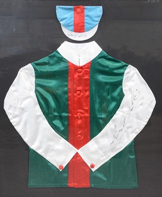 Lot 269 - Horse racing interest; Frankie Dettori signed jockey silks