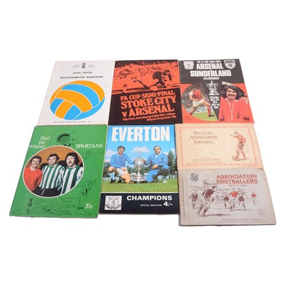 Lot 142 - Collection of assorted football programmes and ephemera - Internationals and Domestic