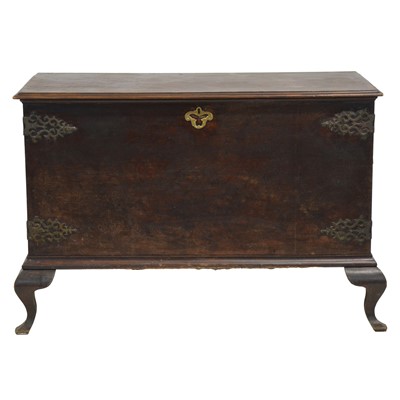 Lot 400 - Charles II style walnut coffer, 19th century