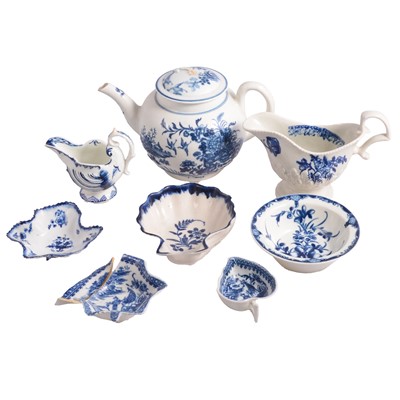 Lot 34 - Small collection of blue and white ware