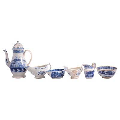 Lot 41 - A small collection of blue and white ware