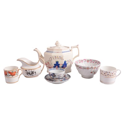 Lot 43 - Collection of New Hall and related English porcelain