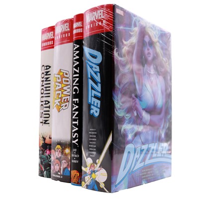 Lot 67 - Marvel Comics: Omnibus Dazzler, Amazing Fantasy, Power Pack & Annihilation Conquest