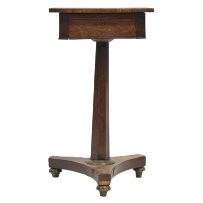 Lot 511 - Victorian rosewood work table