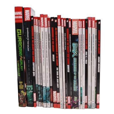 Lot 78 - Marvel Comics: Guardians of the Galaxy graphic novels.