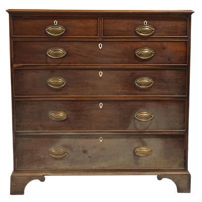 Lot 463 - George IV mahogany chest of drawers