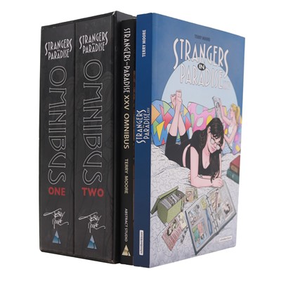 Lot 110 - Strangers in paradise graphic novels