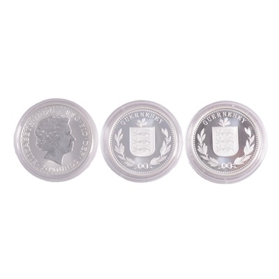 Lot 273 - Three silver coins.