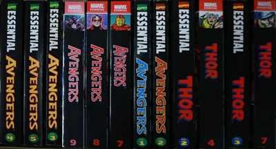 Lot 84 - Marvel Comics: A collection of Marvel Essentials graphic novels