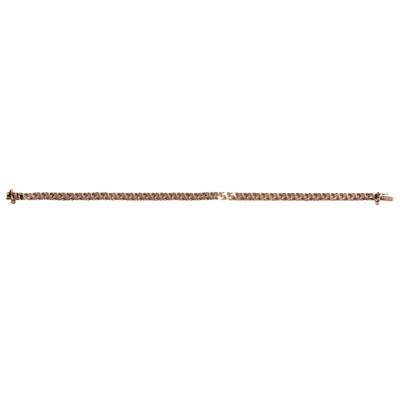 Lot 318 - A Swedish yellow metal bracelet.