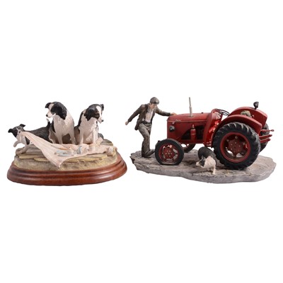 Lot 34 - Border Fine Arts - 'Kick Start' and 'Our Nell' two farming models