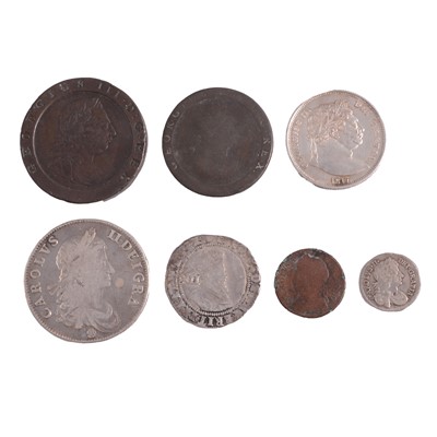 Lot 280 - Collection of English and British coins, some silver content.