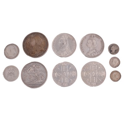 Lot 292 - Collection of British pre-1947 silver content coins.