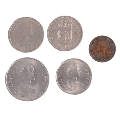 Lot 291 - Collection of British and overseas coins, and banknotes.