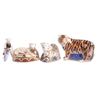 Lot 89 - Royal Crown Derby, four limited edition paperweights