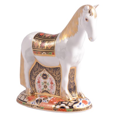 Lot 16 - Royal Crown Derby 'Appleby Mare', a large limited edition ornament