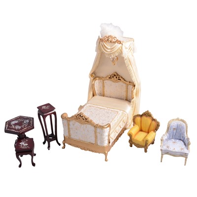 Lot 249 - Large quantity of doll's house miniature furniture and accessories, mostly Chinese made