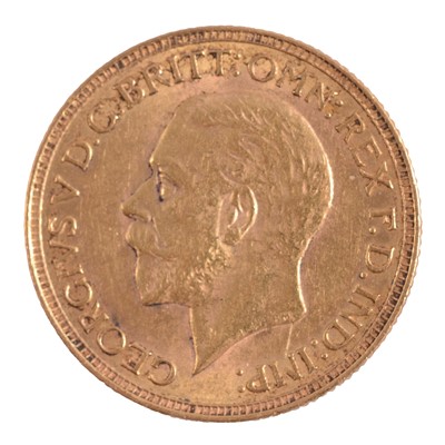 Lot 310 - Gold Full Sovereign Coin, George V 1929, Pretoria Mint.
