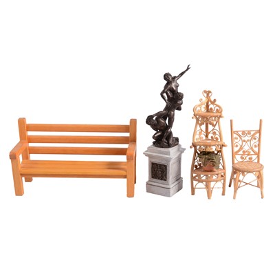 Lot 258 - Large quantity of doll's house miniature furniture and accessories