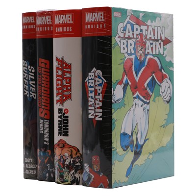 Lot 94 - Marvel Comics: Guardians of the Galaxy, Silver Surfer, Captain Britain, and Alpha Flight omnibus