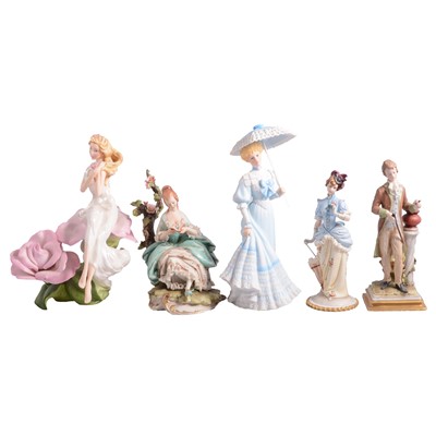 Lot 77 - Quantity of Continental figurines