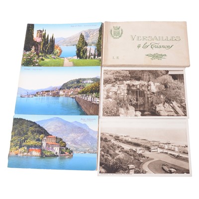 Lot 119 - A ring binder of Victorian and later postcards, British and Worldwide.