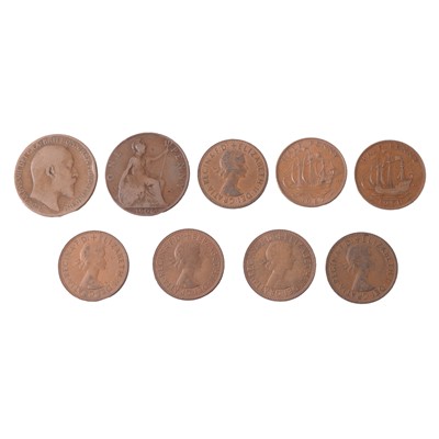 Lot 210 - Three containers of British and overseas coins, Charles II and later, some silver content.