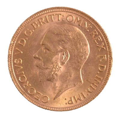 Lot 320 - Gold Full Sovereign Coin, George V 1931, Pretoria South Africa Mint.