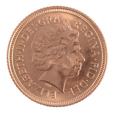 Lot 321 - Gold Half-Sovereign Coin, Elizabeth II 2000.