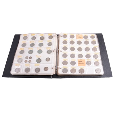 Lot 306A - Collection of British and overseas coins, silver content.