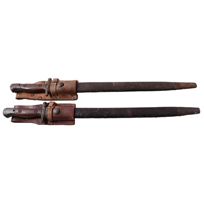 Lot 166 - Two 1907 pattern Lee Enfield bayonets