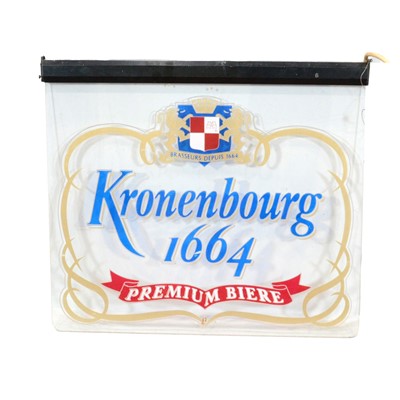 Lot 350 - Kronenbourg bar sign