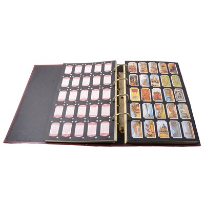 Lot 144 - Two large albums of re-issue cigarette cards