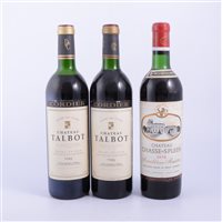Lot 351 - Chateau Talbot, Grand Cru, Saint Julien, 1985,...