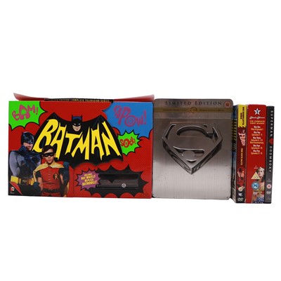 Lot 147 - A large collection of DC comic related DVDs and Blu-Rays