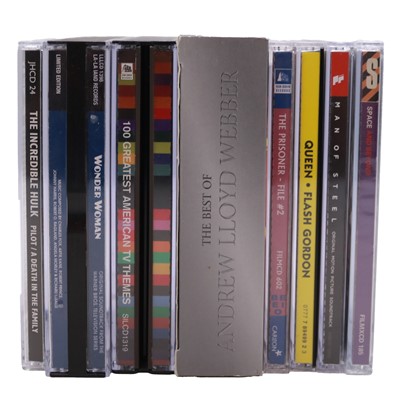 Lot 163 - A collection of Movie and TV soundtracks