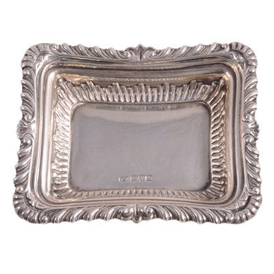 Lot 267 - A small silver pin tray, Chester.