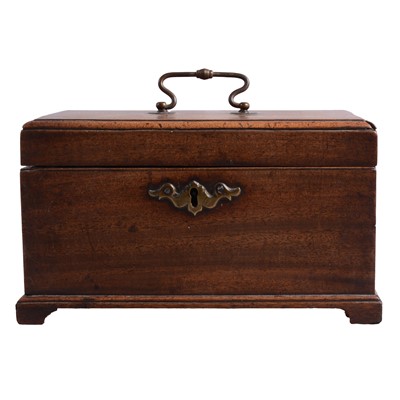 Lot 151A - Georgian mahogany tea caddy