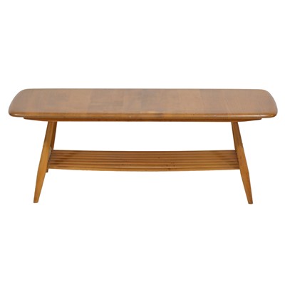Lot 375 - Ercol light elm and beech coffee table