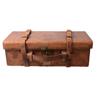 Lot 180 - Leather Army and Navy store’s ammunition case
