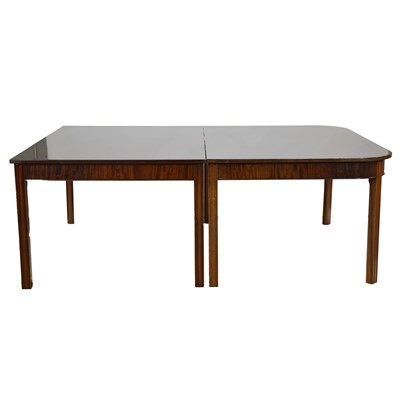 Lot 368 - Large mahogany dining table by William Tillman