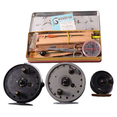 Lot 162 - Vintage fishing equipment - rods, reels, and tackle