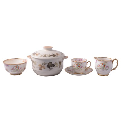 Lot 39 - Royal Albert Crown China part tea set, and a Royal Doulton Larchmont Caserole Dish
