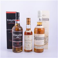 Lot 365 - MACALLAN, 12 year old, single malt highland...