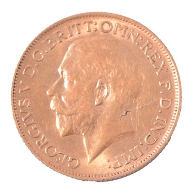 Lot 218 - Full Gold Sovereign Coin, George V 1912.